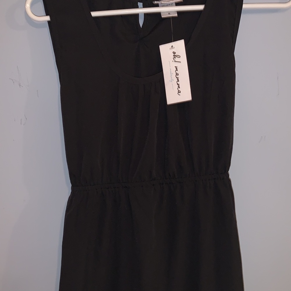 OH ! MAMMA BLACK DRESS NWT - Picture 2 of 4